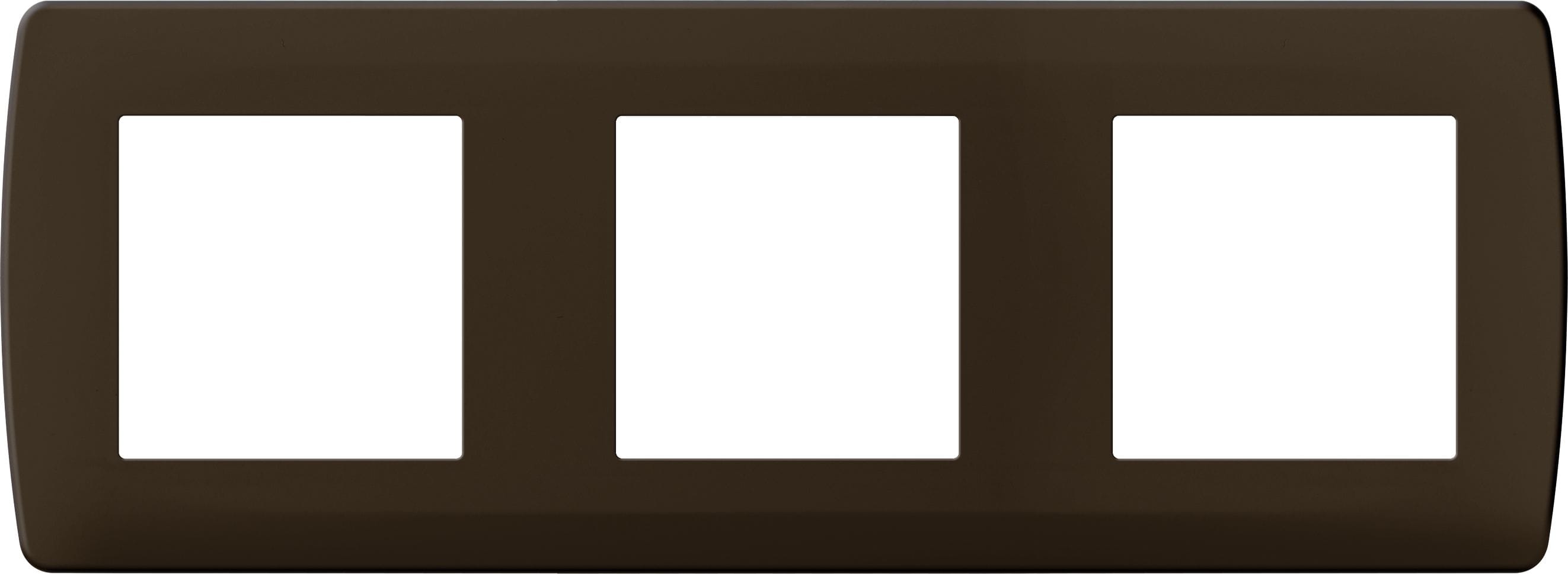 Eur Ohm - Plaque chocolat 3p. ent71mm ESPRIT