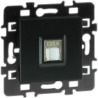 Eur Ohm - RJ45 Cat 6 FTP Grade 1 ( tel+ LAN)  anthracite