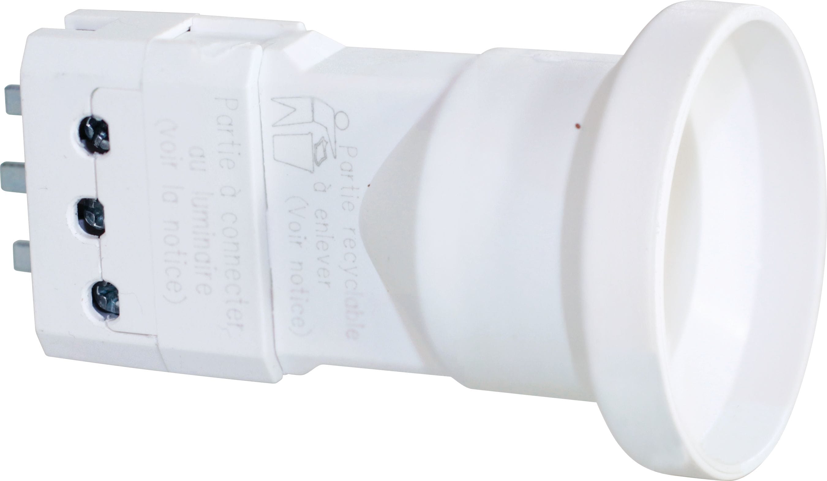 Eur Ohm - Fiche DCL douille E27 combinée