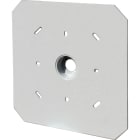 Eur Ohm - Plaque support 100x100mm app saillie pour isolation par l'extérieur
