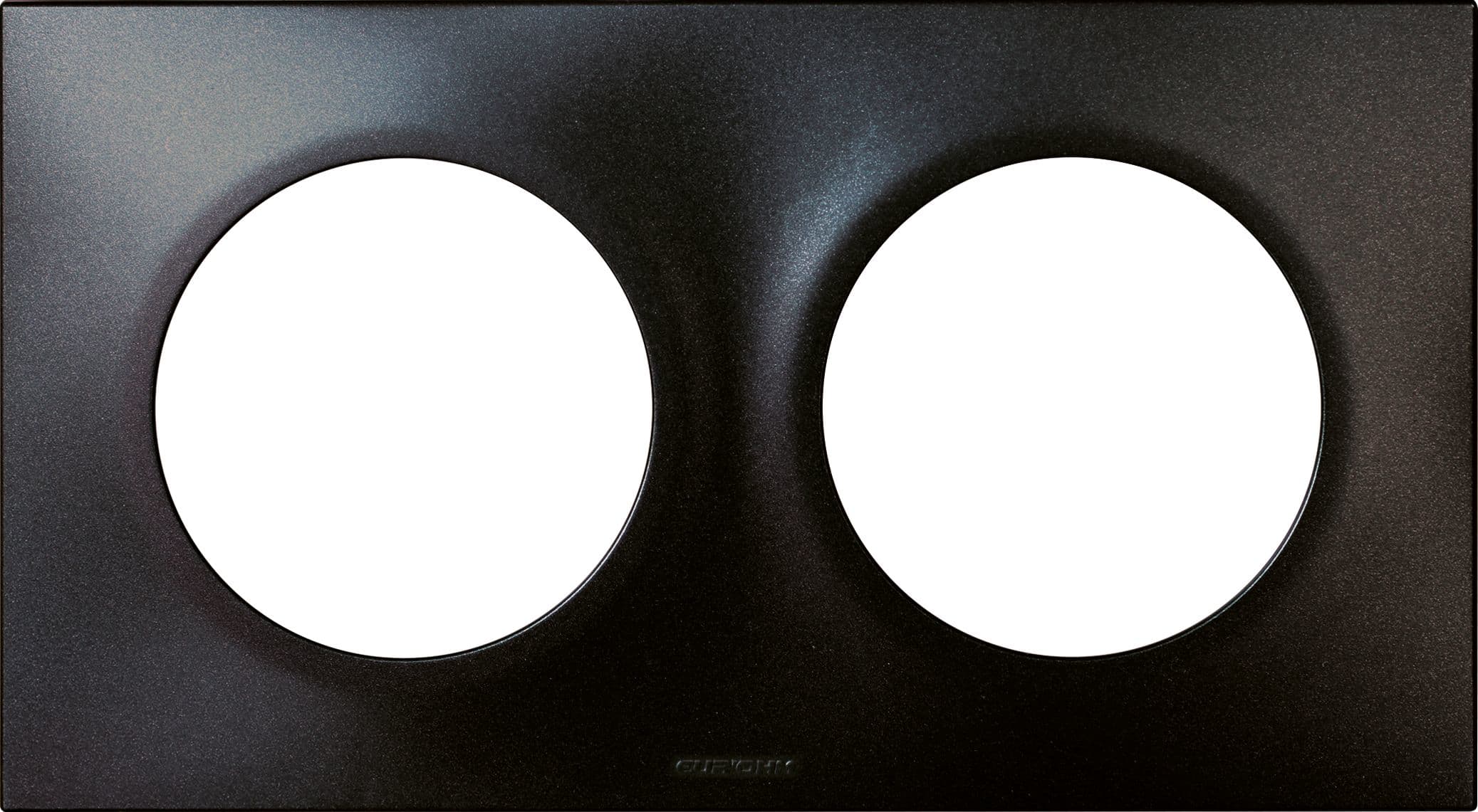 Eur Ohm - SQUARE PLAQ VULCAIN 2P entr.71mm