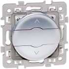 Eur Ohm - SQUARE inter VR 3 boutons SILVER