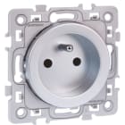 Eur Ohm - SQUARE PC 2P+T SILVER
