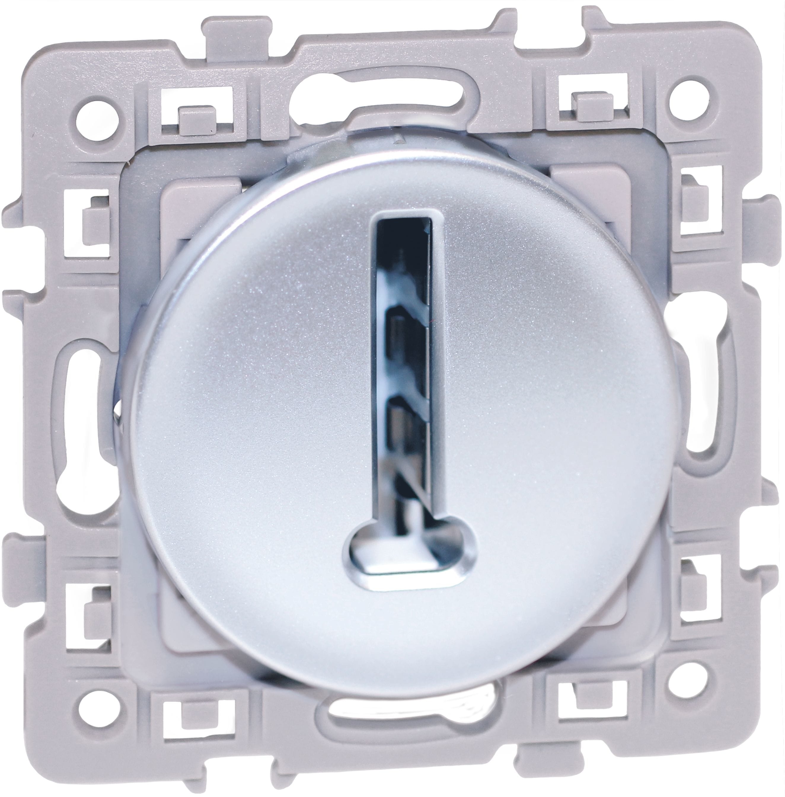 Eur Ohm - SQUARE conjoncteur tel SILVER