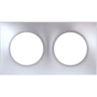 Eur Ohm - SQUARE PLAQ SILVER 2P entr.71mm