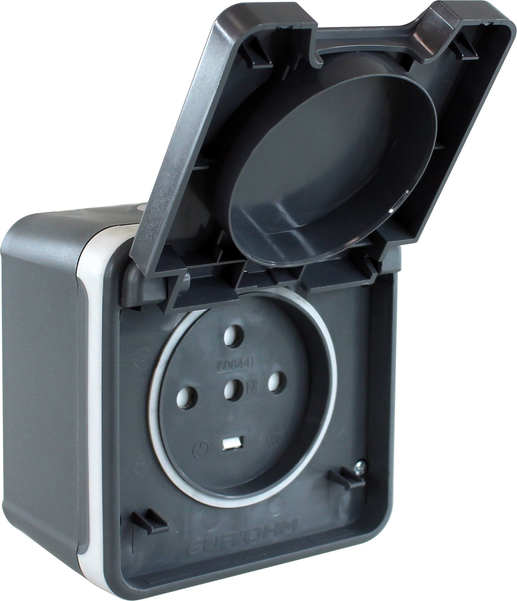 Eur Ohm - OXXO PC 20A 3P+T GRIS SAILLIE IP55