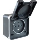 Eur Ohm - OXXO PC 20A 3P+T GRIS SAILLIE IP55