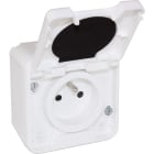 Eur Ohm - OXXO PC 2P+T SAILLIE BLANC IP55