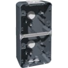Eur Ohm - BOITE 2P GRIS vertic SAILLIE