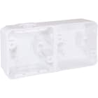Eur Ohm - BOITE 2P BLANC horiz SAILLIE