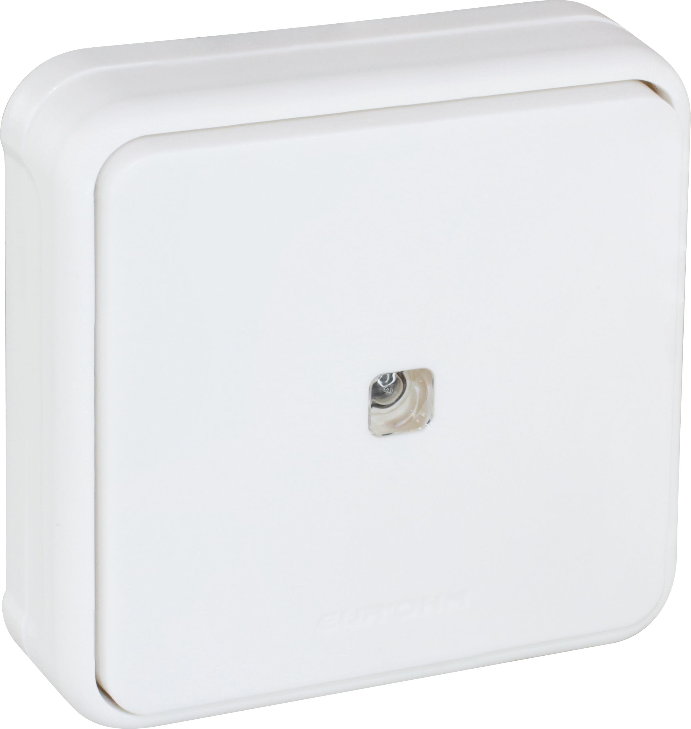 Eur Ohm - OXXO BP lumineux BLANC ENCASTRE IP55