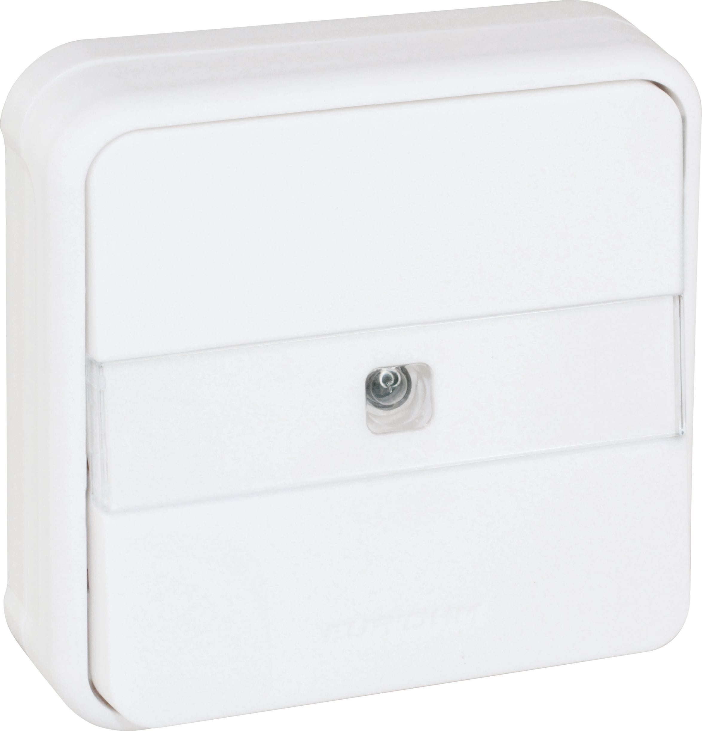 Eur Ohm - OXXO BP porte etiq lum BLANC ENCASTRE IP55