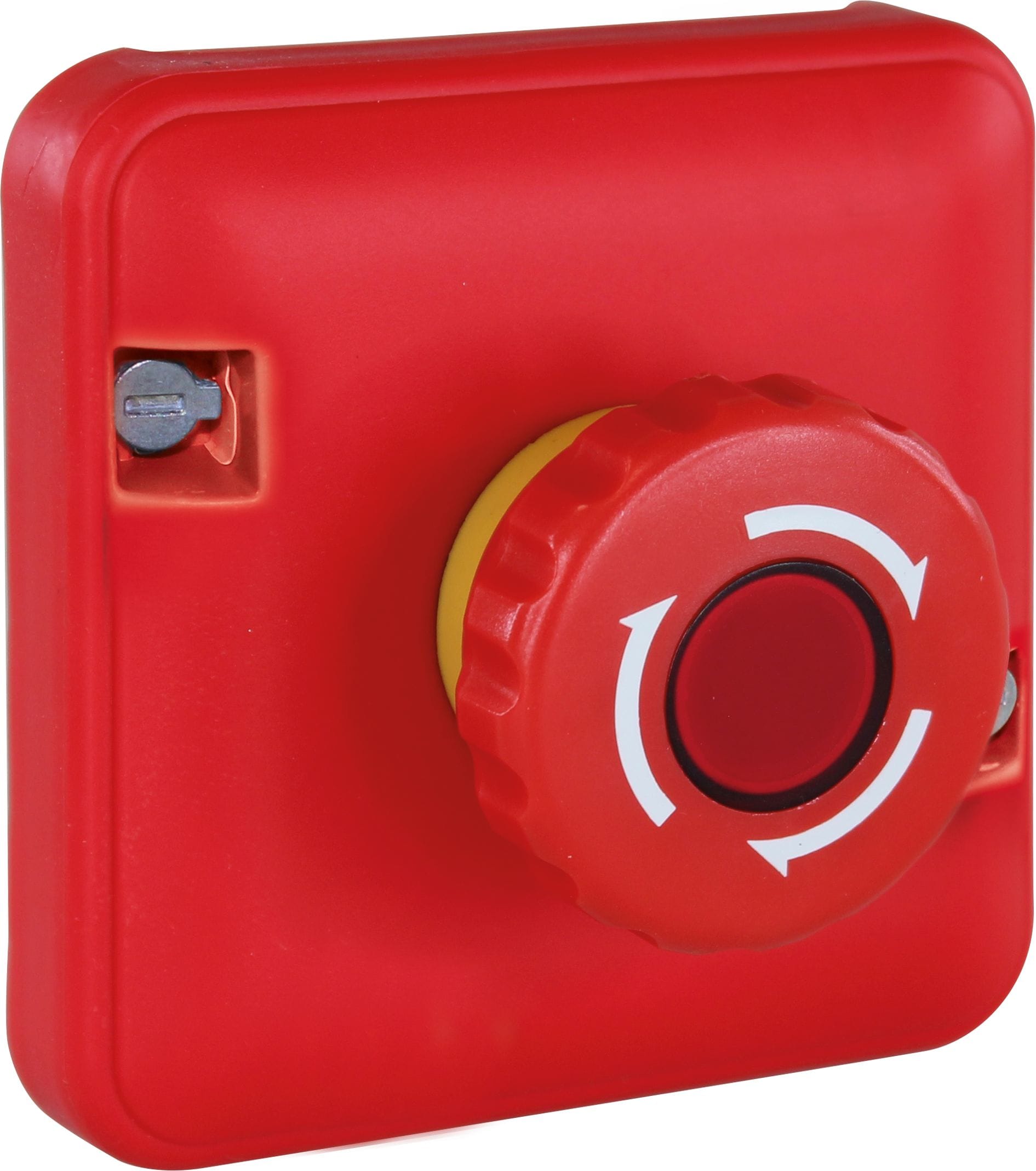 Eur Ohm - OXXO Arret d'urgence 1/4 tour compos JAUNE/ROUGE IP55