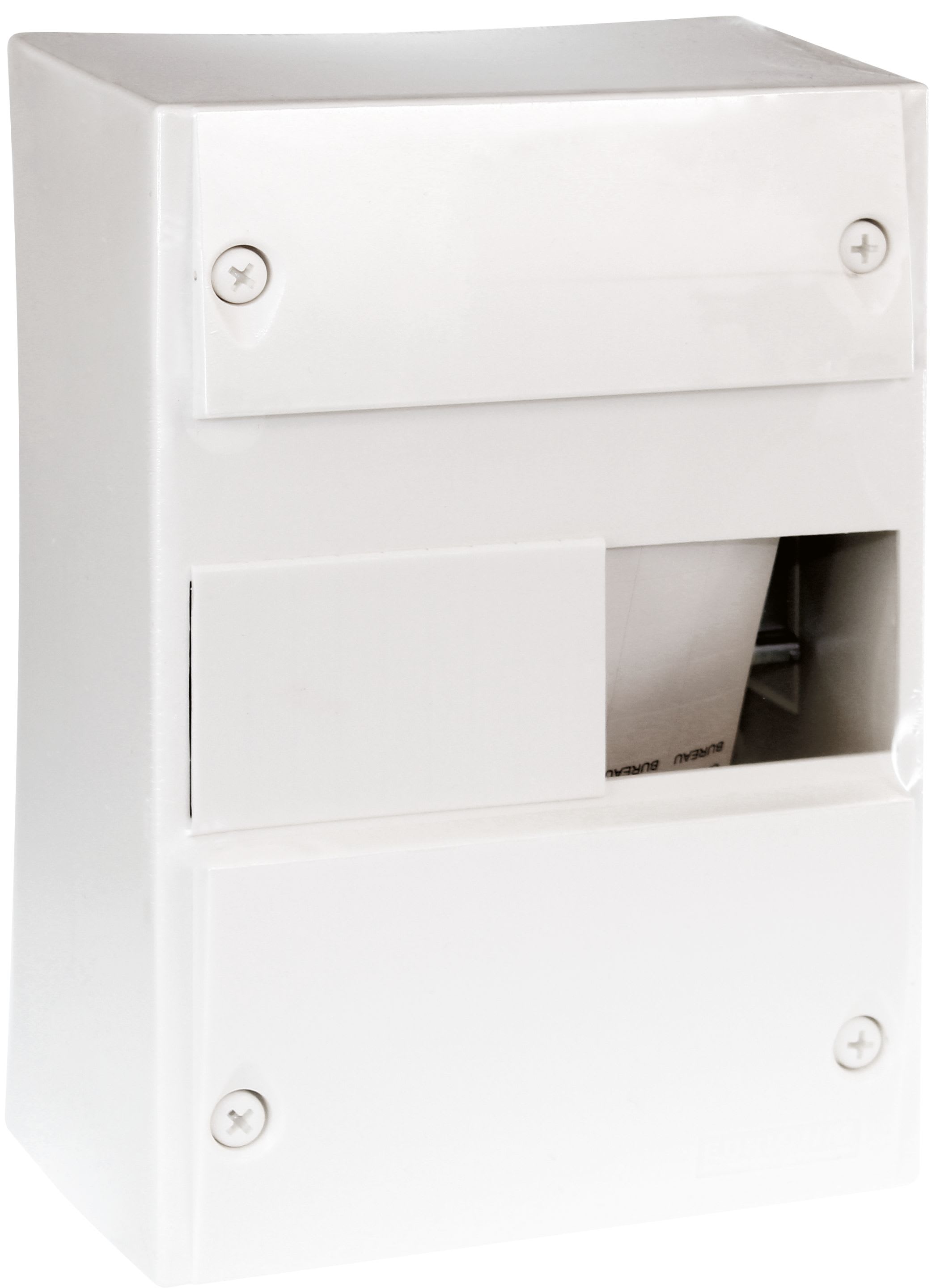 Eur Ohm - Coffret 8 modules avec bornier terre