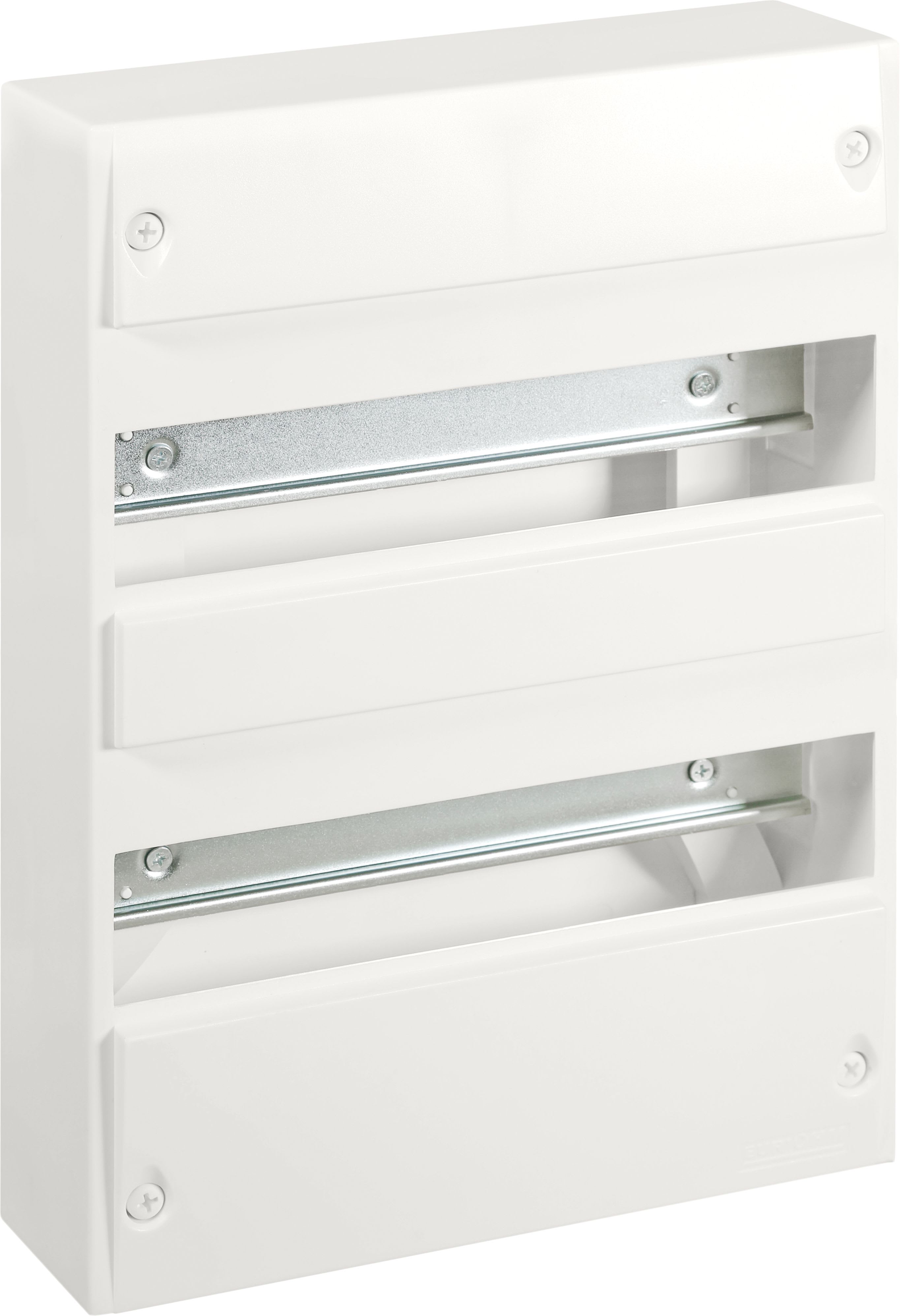 Eur Ohm - Coffret 26 modules 2 rangées avec bornier P+N+T