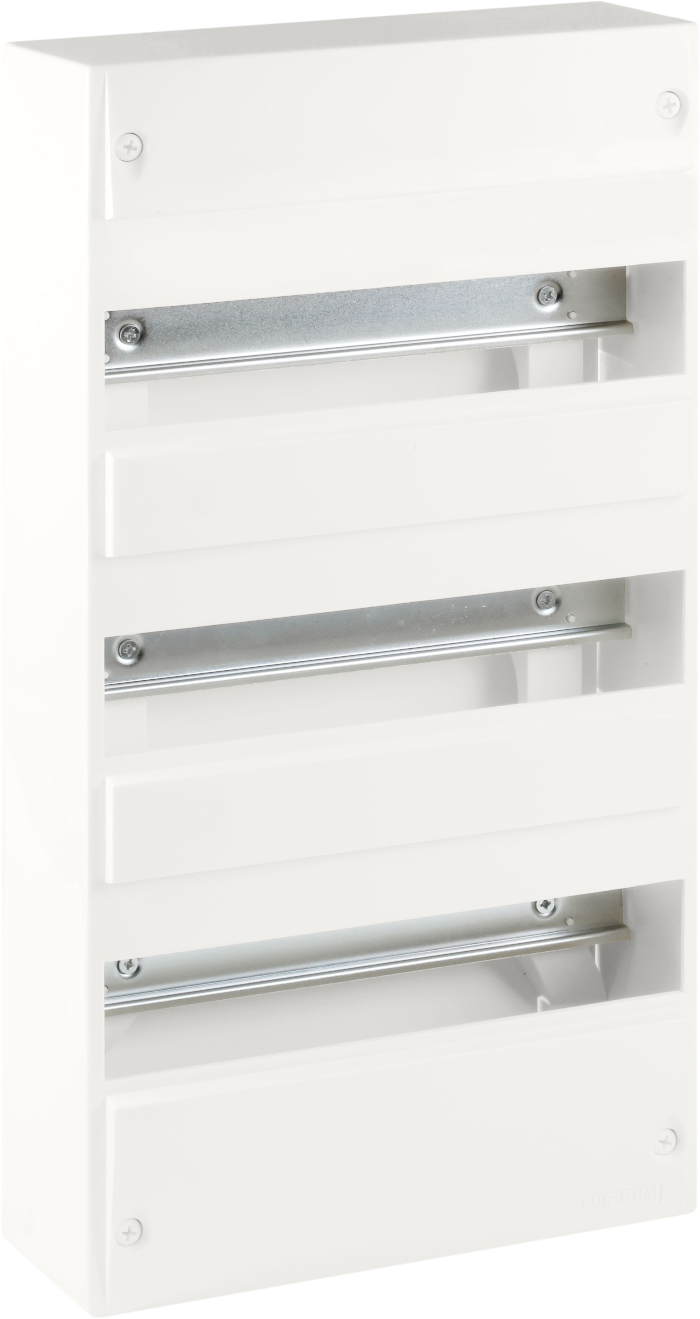 Eur Ohm - Coffret 39 modules 3 rangées avec bornier P+N+T