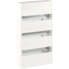 Eur Ohm - Coffret 39 modules 3 rangées avec bornier P+N+T