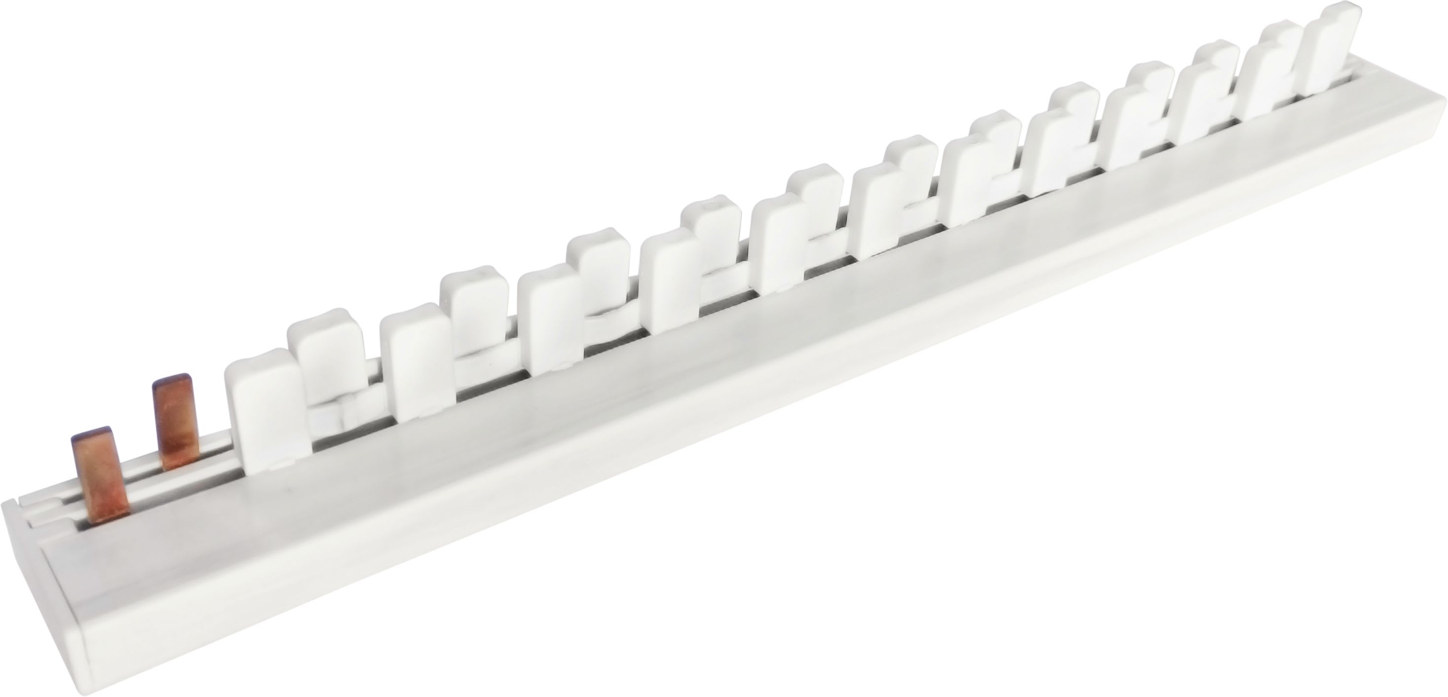 Eur Ohm - Peigne horizontal 1P+N 13moØpour connexion rangée disj avec IØH/H 25-40A
