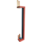 Eur Ohm - Peigne vertical 40A pour IØhaut/haut, alimenté par le haut