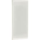 Eur Ohm - Porte pour coffret 39 modules blanche ( rajout serrure possible)