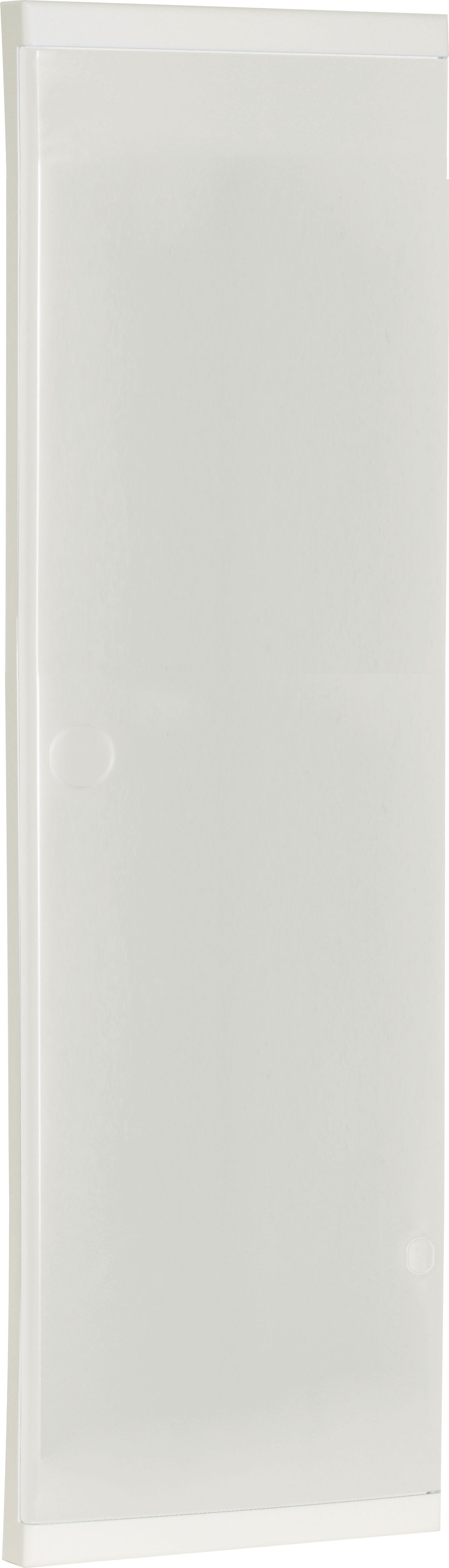 Eur Ohm - Porte pour coffret 52 modules blanche (rajout serrure possible)