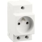 Eur Ohm - Prise de courant 16A/230V 2P+T modulaire