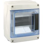 Eur Ohm - Coffret 6 modules IP65 entrées souples