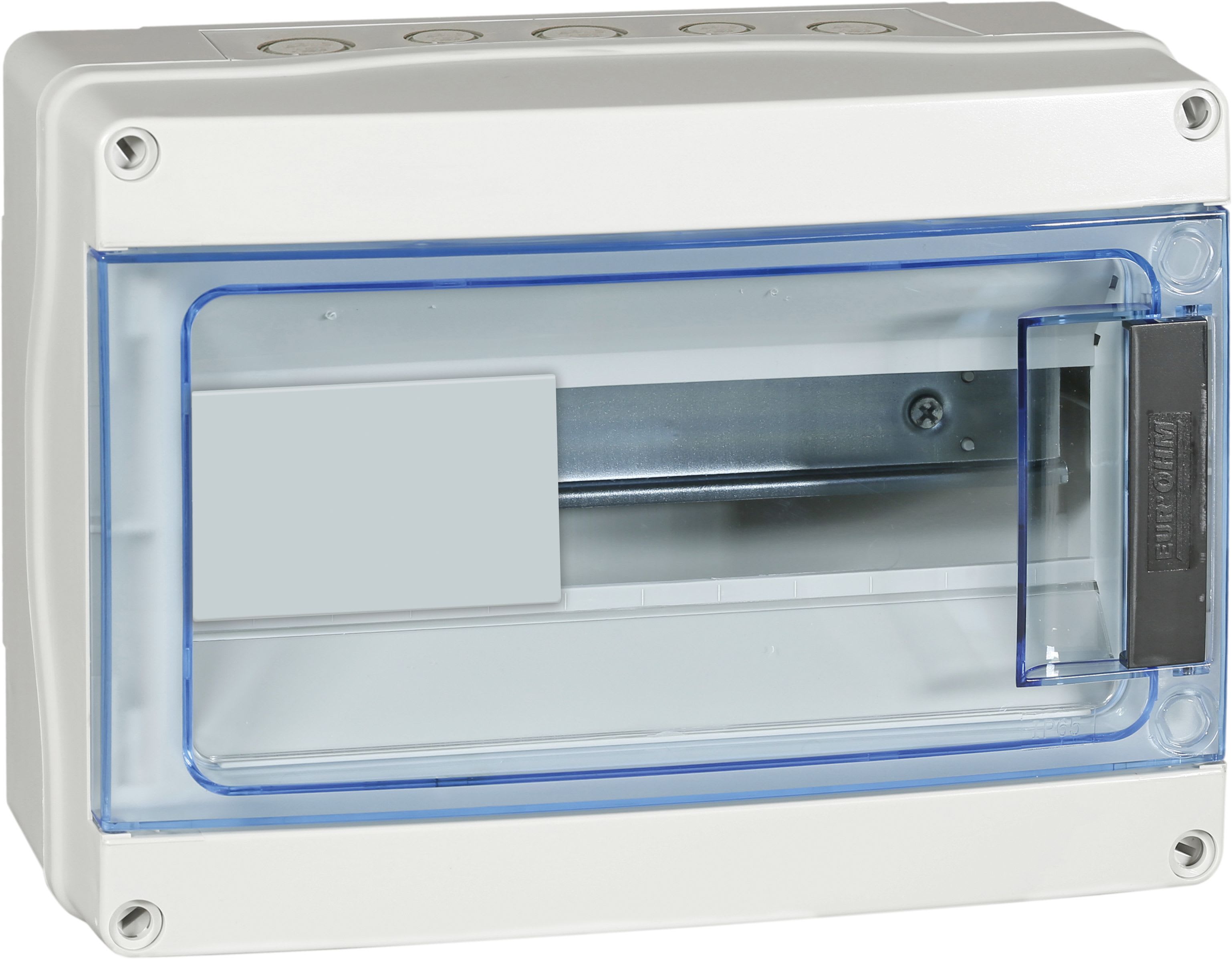 Eur Ohm - Coffret 12 modules IP65 opercules