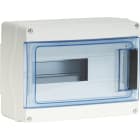 Eur Ohm - Coffret 12 modules IP65 lisse