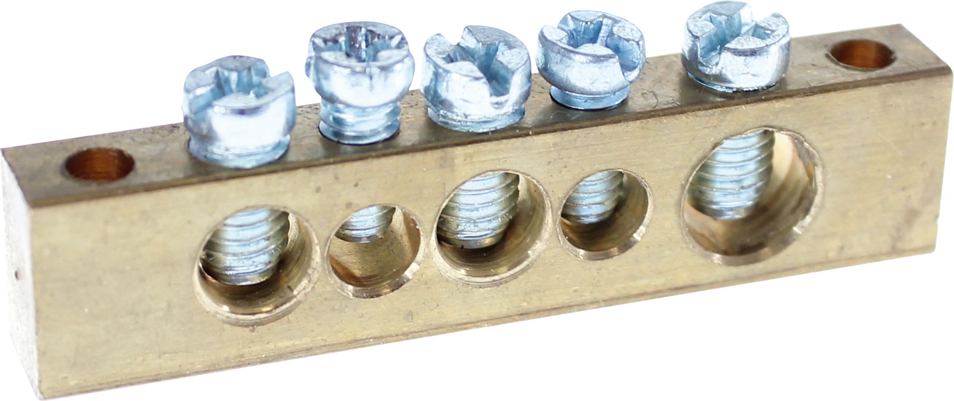 Eur Ohm - Barrette laiton 5 trous