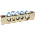 Eur Ohm - Barrette laiton 5 trous