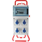 Eur Ohm - Coffret de chantier mono 4PC 2P+T avec trépied