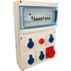 Eur Ohm - Coff.chant. 4PC 16A 2P+T 230V + 1PC 16A 3P+N+T 400V CEI309