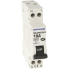 Eur Ohm - Disjoncteur 1P+N 10A courbe Øconnexion vis haut/bas 3kA
