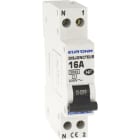 Eur Ohm - Disjoncteur 1P+N 16A NF courbe C connexion vis haut/bas 3kA