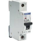 Eur Ohm - Disjoncteur 1P 63A courbe C connexion vis haut/bas 4,5kA