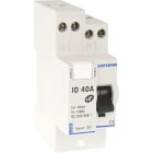 Eur Ohm - Interrupteur différentiel 40A 1P+N 30mA connexion haut/hautType AC