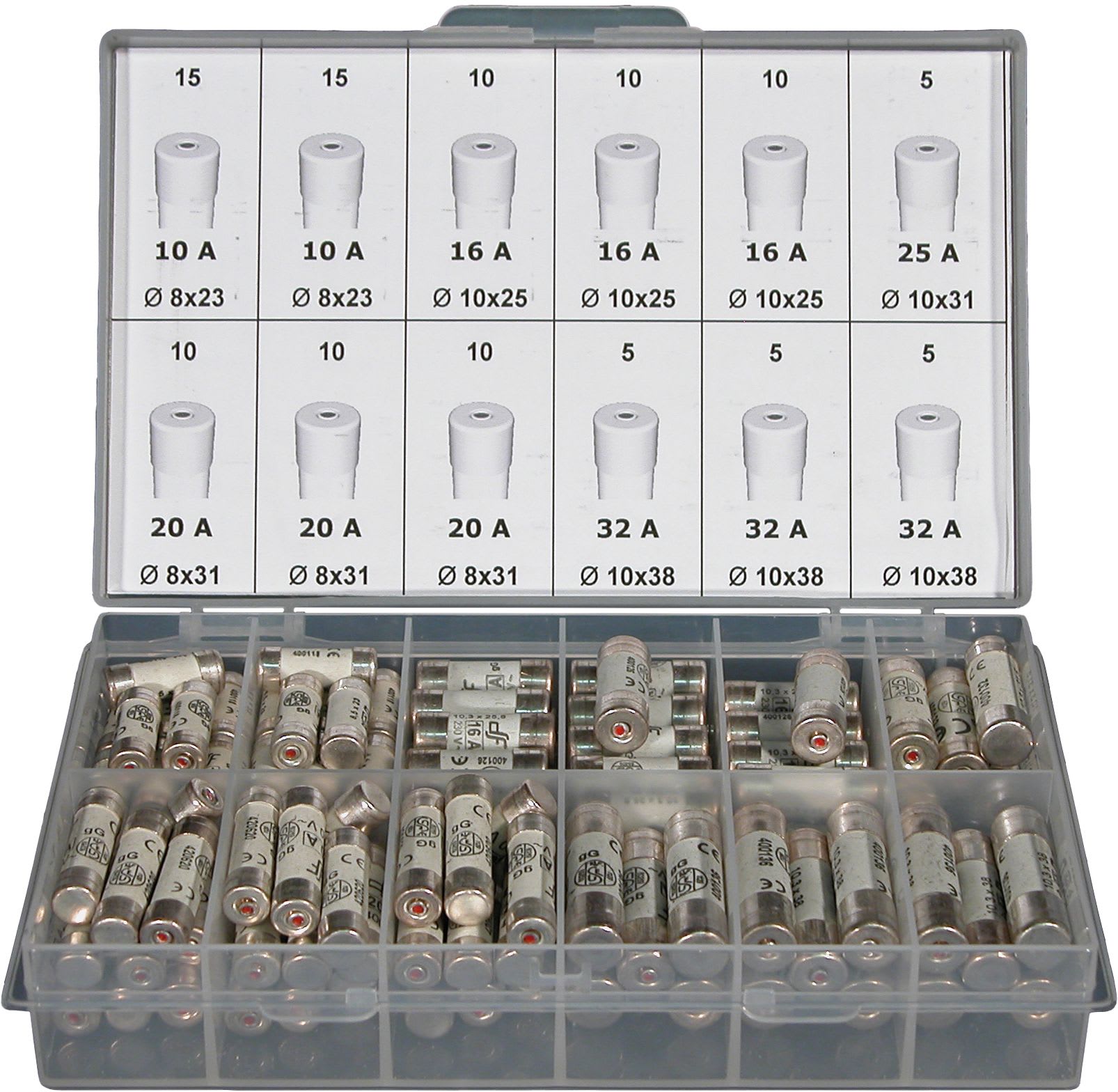 Eur Ohm - Lot de 110 Fusible domestique a.voyant