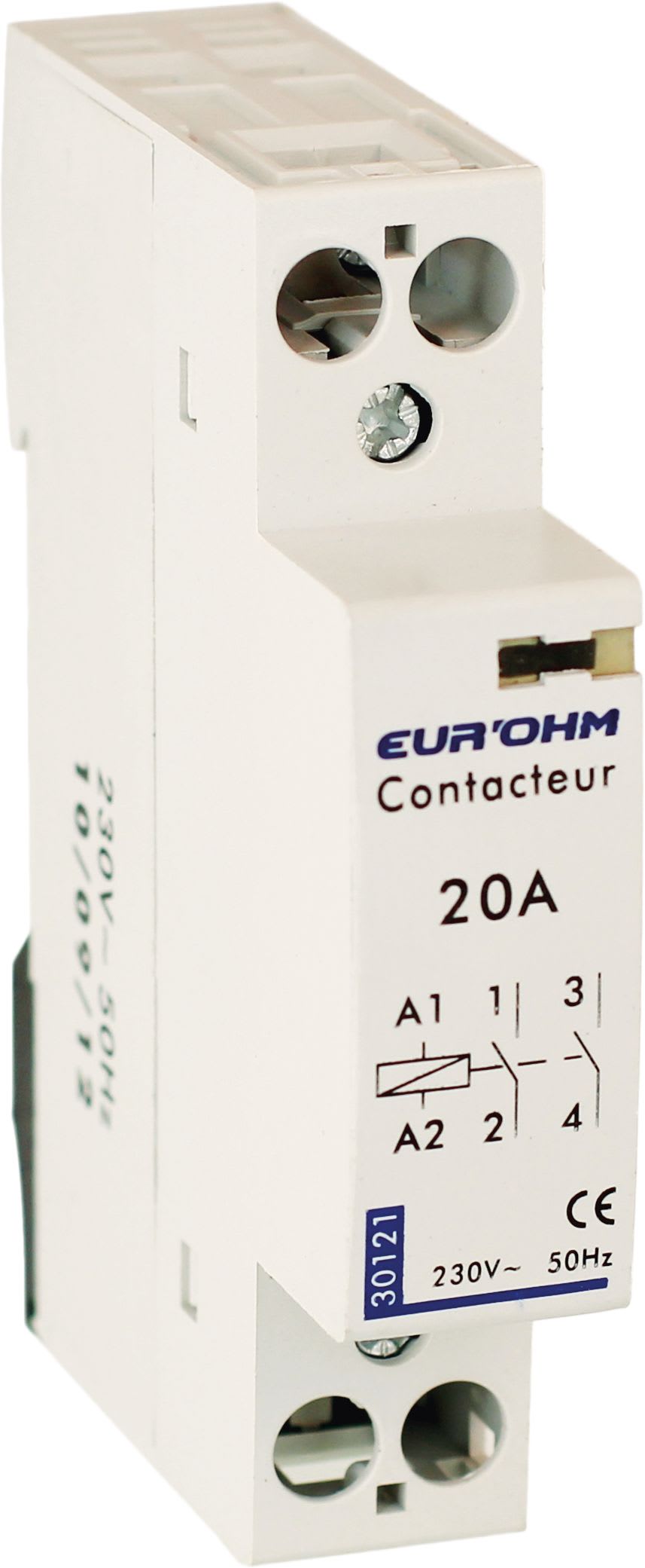 Eur Ohm - Contacteur 2P 20A NO