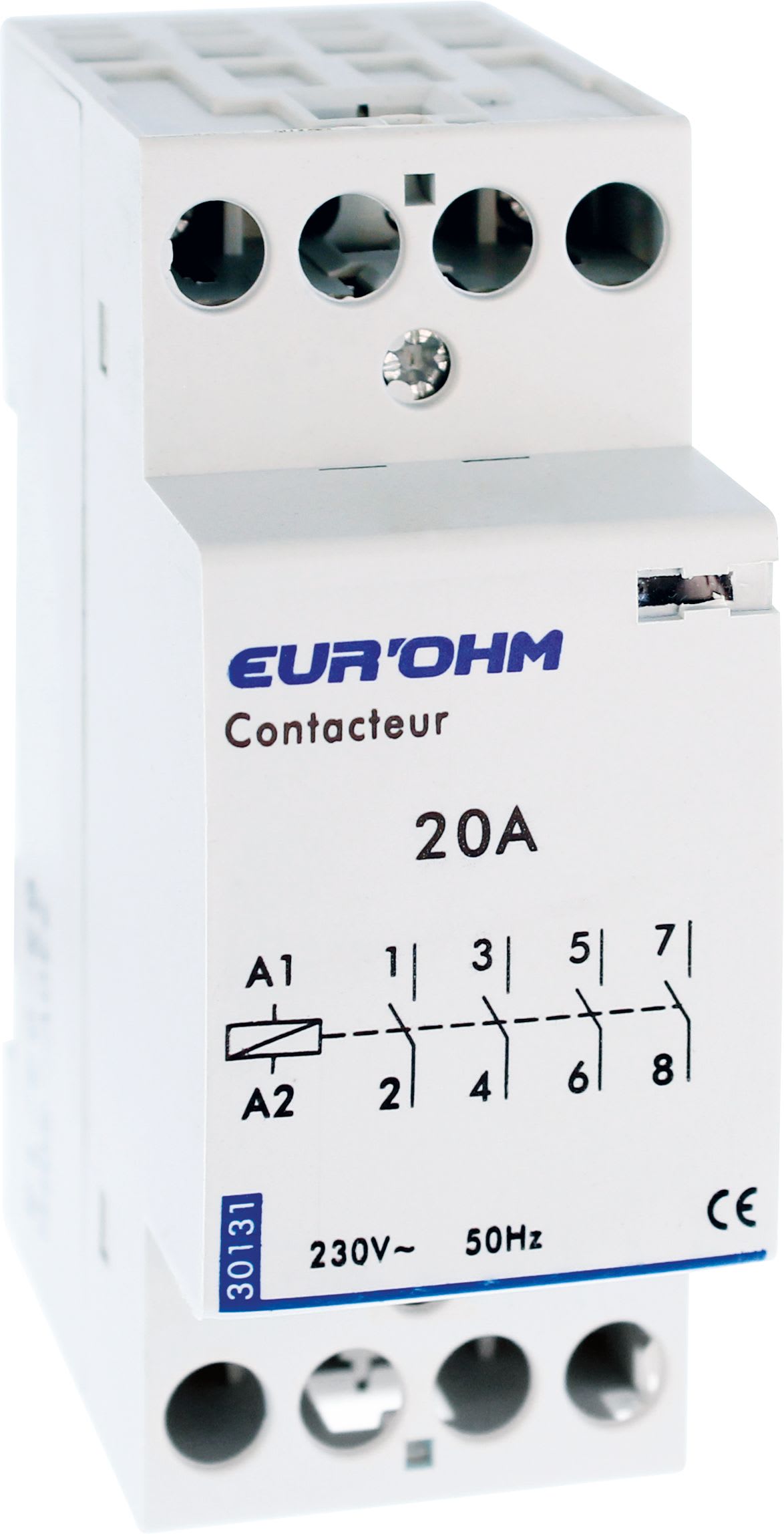 Eur Ohm - Contacteur 4P 20A NO