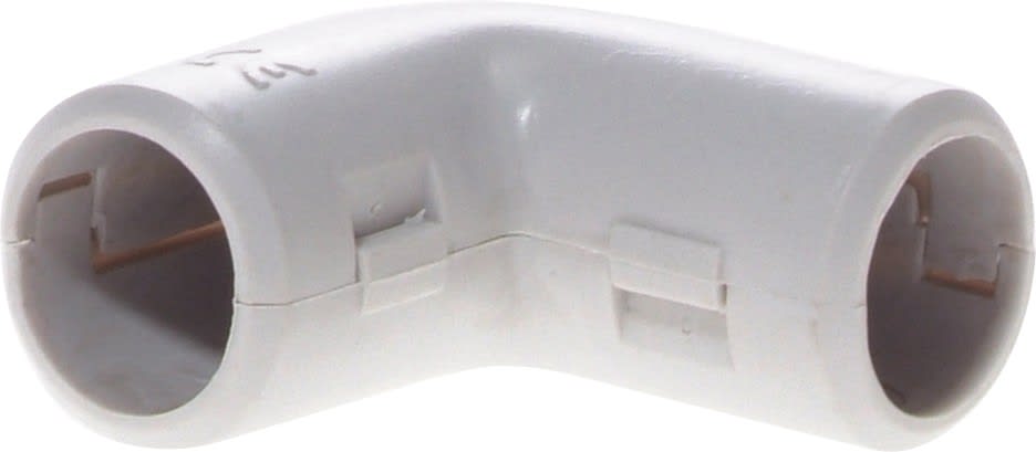 Eur Ohm - Coude Ø25mm gris (étiquette unitaire)