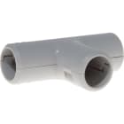 Eur Ohm - Té Ø25mm gris (étiquette unitaire)