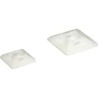 Eur Ohm - Embase adhésive 4,4 mm blanche