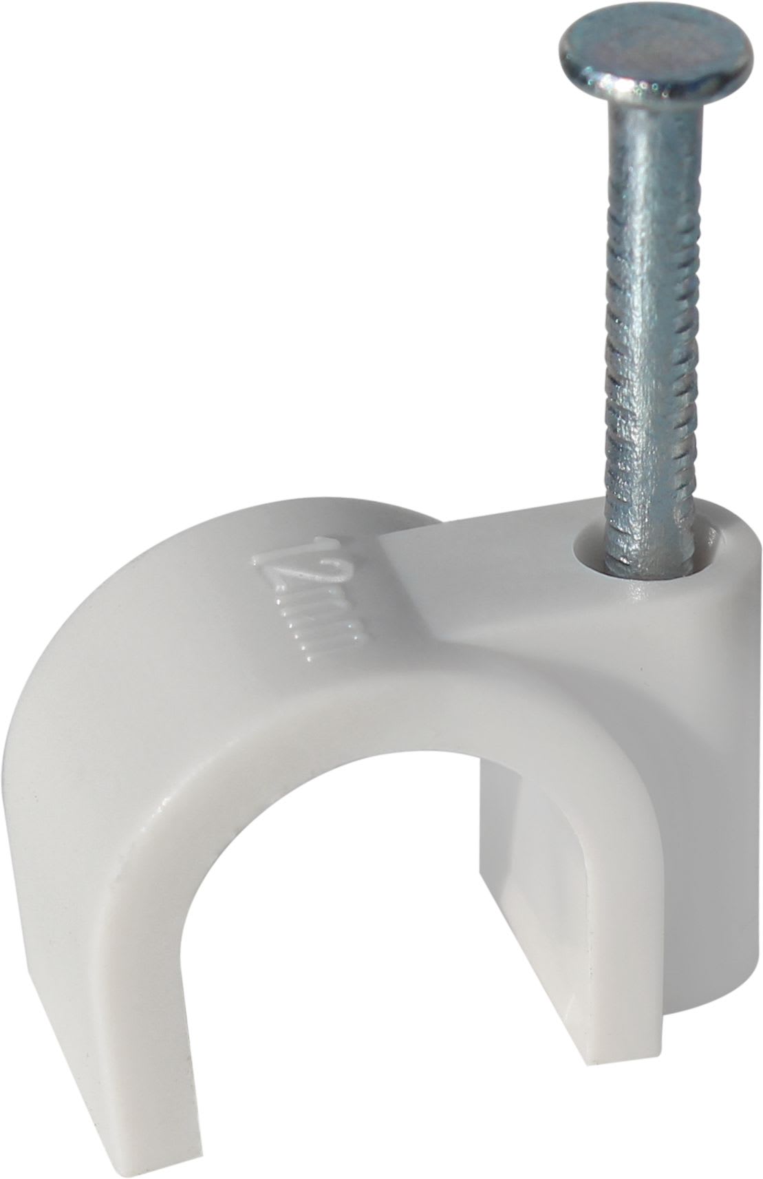 Eur Ohm - Attache 12 mm grise