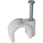 Eur Ohm - Attache 12 mm grise