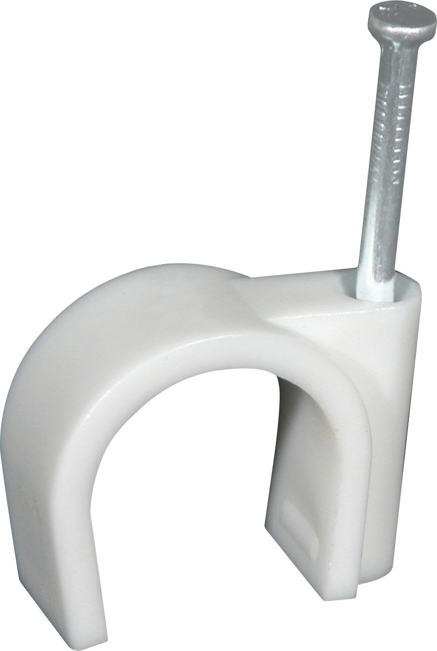 Eur Ohm - Attache 9 mm blanche