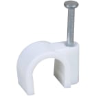 Eur Ohm - Attache 12 mm blanche