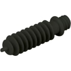 Eur Ohm - Chev. tête filet. noire perc. 8mm