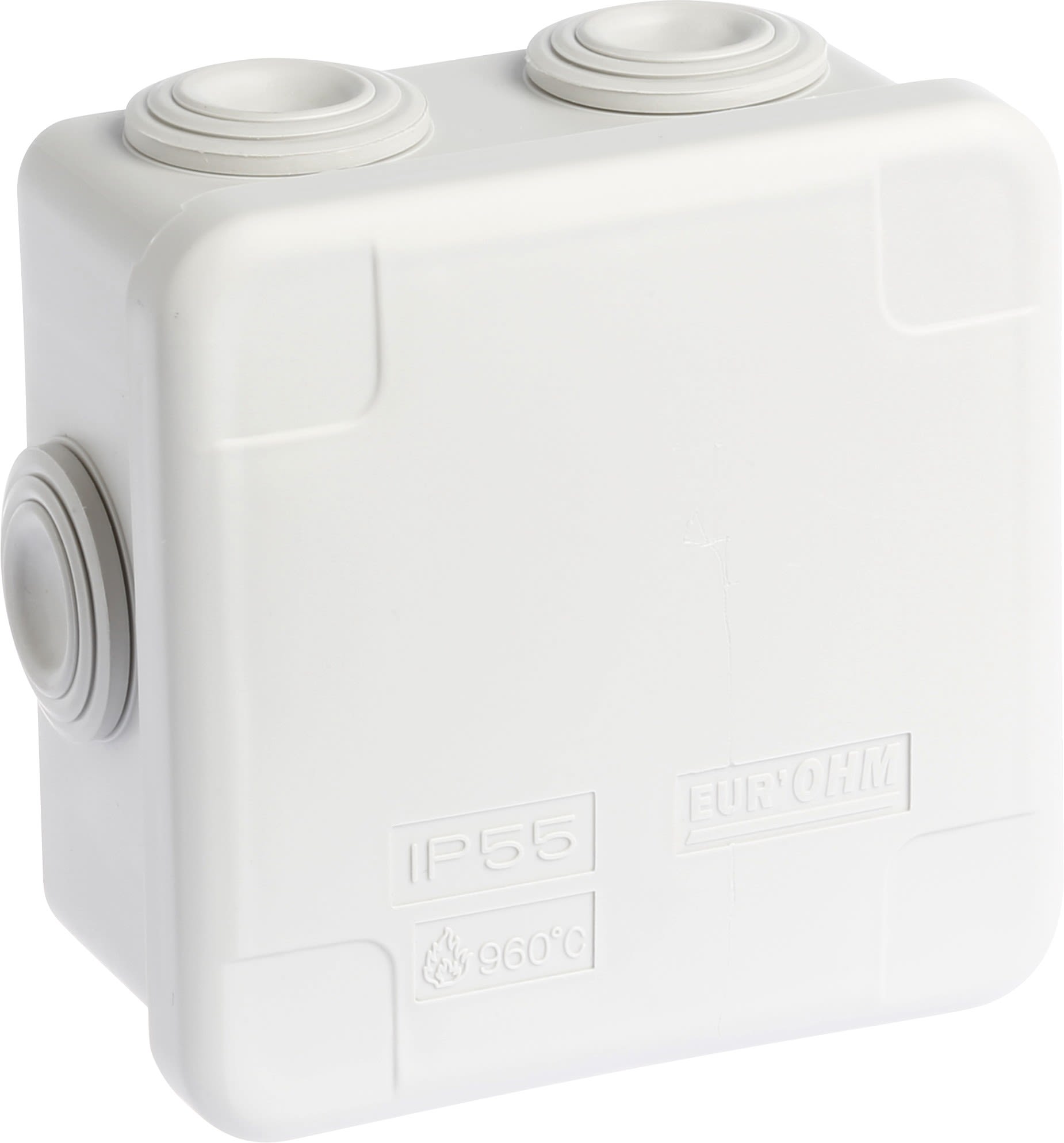 Eur Ohm - Bte IP55 80X80X45 - 960° (étiquette unitaire)