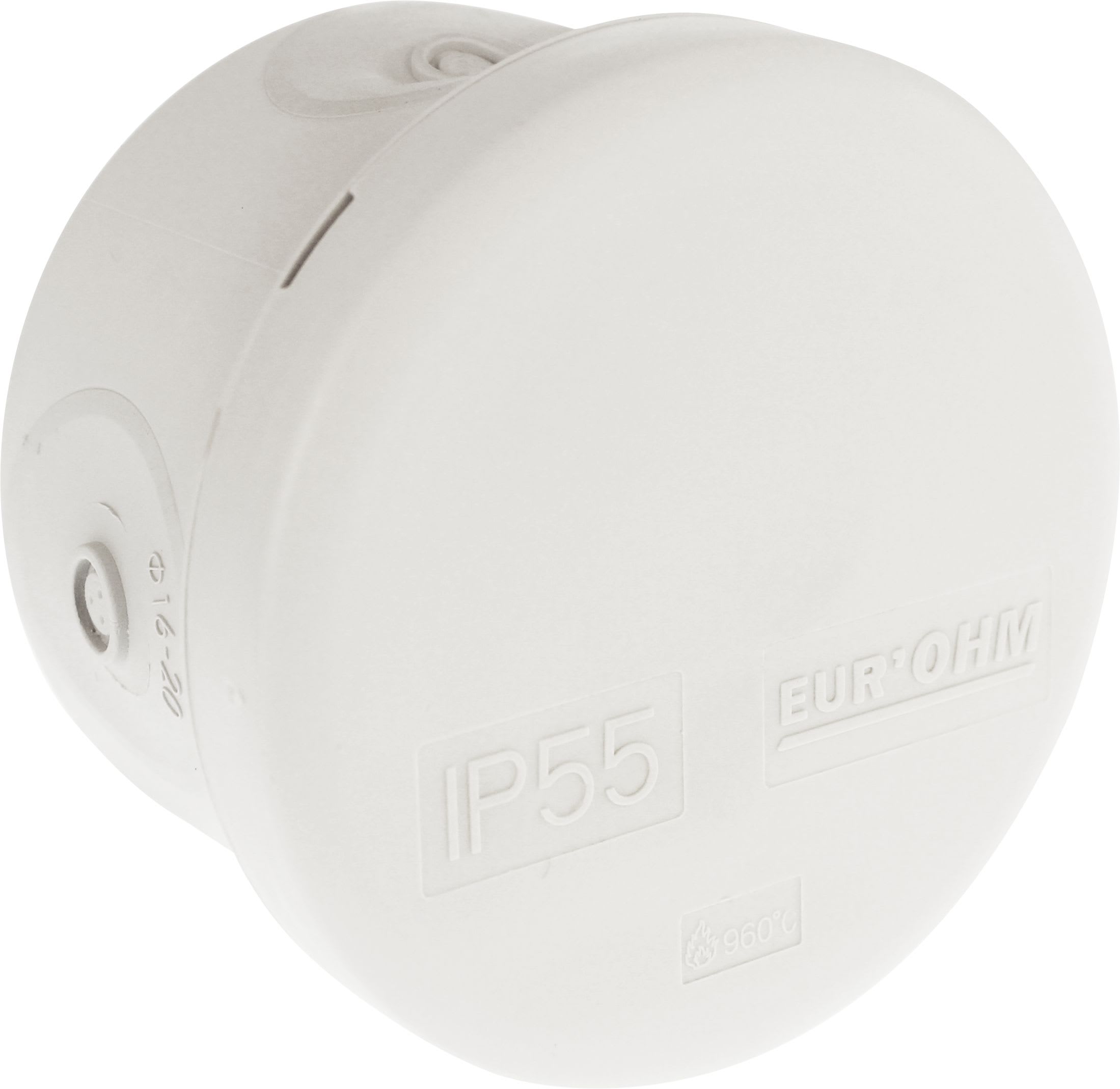 Eur Ohm - Bte IP55 ronde d60x40  650° ent dir.